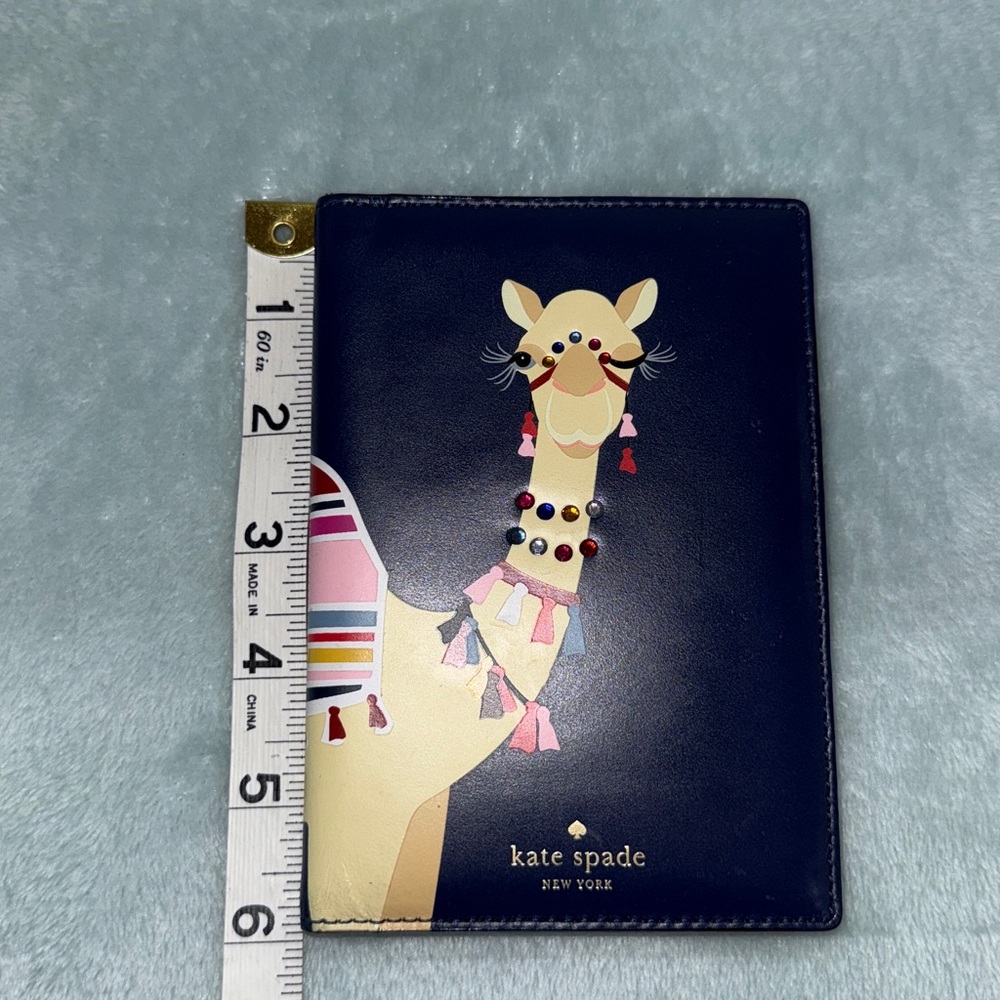 kate spade New York Spice Things Up Camel passport case. - Picture 5 of 13